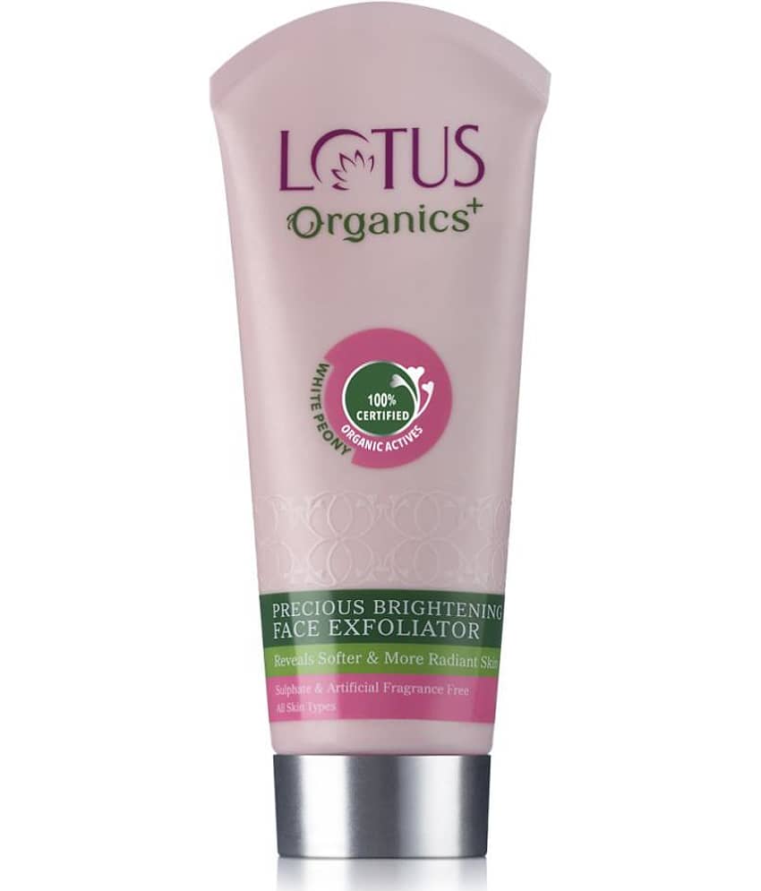 Lotus Organics+ Precious Brightening Face Exfoliator Scrub 100g