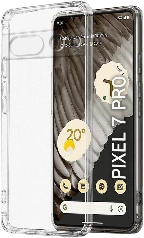 PLUGTECH TPU Ultra Hybrid Clear Camera Protection Back Cover Case for Google Pixel 7 Pro
