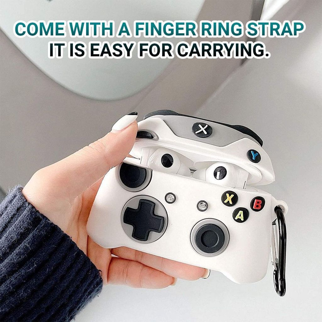 LIRAMARK Cute Cartoon Design Case Cover for Airpods Pro 2 Case (2023/2022), Designer AirPods Pro 2nd Generation Cover (Gaming Remote)