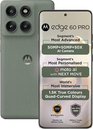 Motorola Edge 60 Pro 5G (Pantone Shadow, 8GB RAM, 256GB Storage)