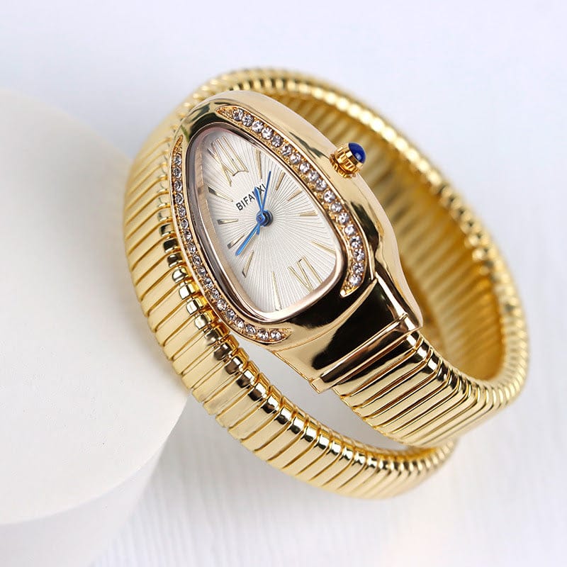 Bifanxi Watch - Best Seller-Stainless steel / Gold+White(sleek)