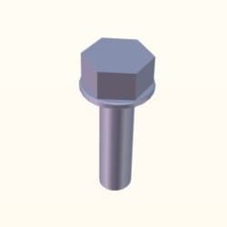 BOLT FLANGE 5X20