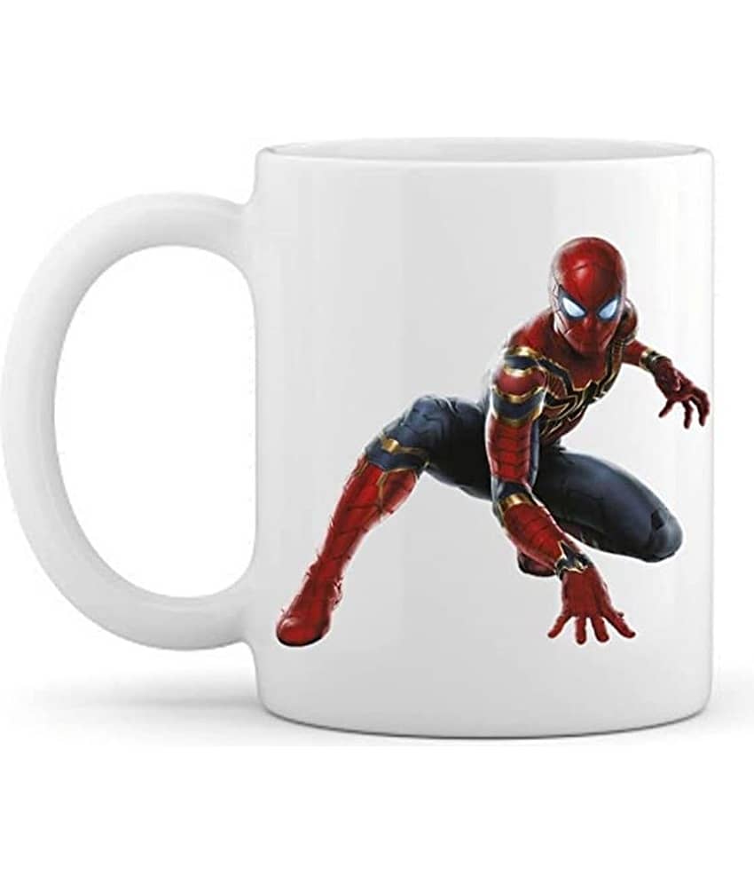 thrifkart - White Ceramic Coffee Mug ( Pack of 1 )