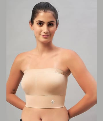 C9 Airwear Nylon Lightly Padded Women's Tube Bra ( Beige )