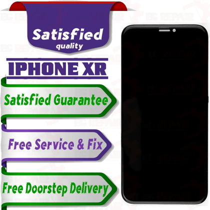 Apple iPhone Xr  (display glass combo folder) Mobile Display LCD Screen With Touch. Black