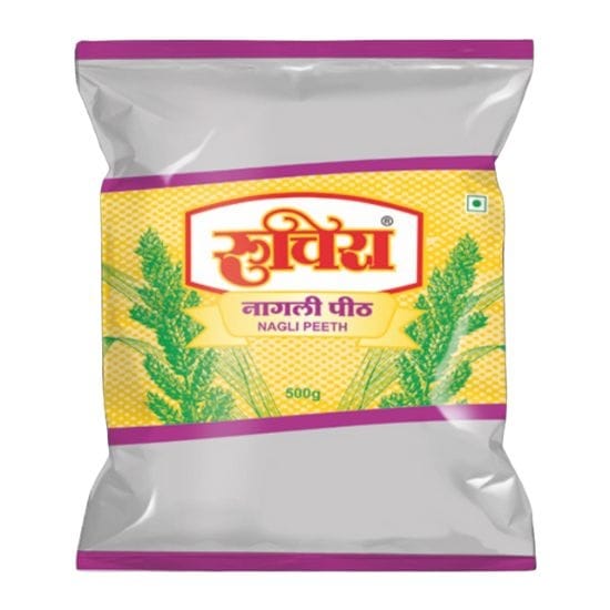 Ruchira Nagli Peeth (Ragi Flour) (500g) | Calcium & Iron Rich | For Bhakris & Porridge