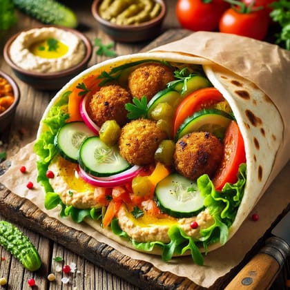 Special Falafel Wrap