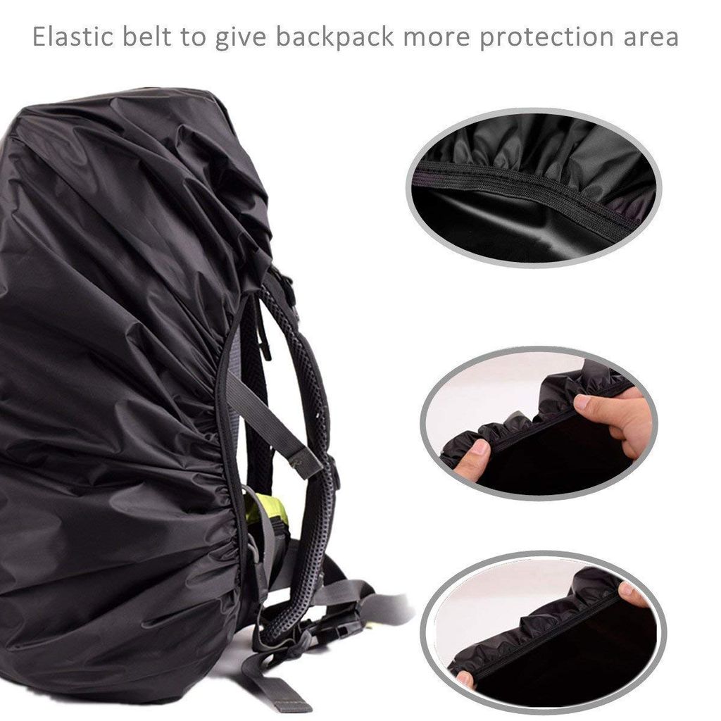 Nylon Waterproof & Dust Proof Rain Bag Cover with Carry Pouch