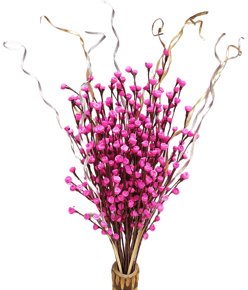 Fab n Style Orchids Pink Artificial Flowers Bunch - Pack of 1