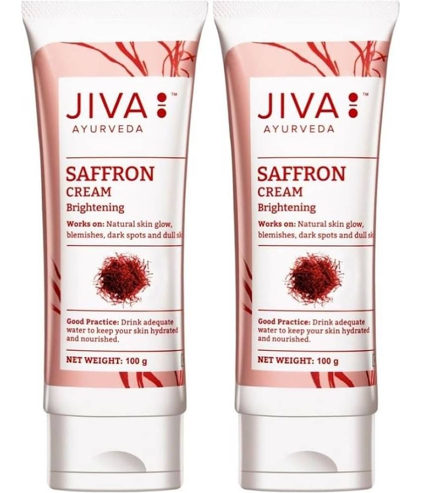 Jiva Saffron Day Cream for Combination Skin- 100g Pack of 2)
