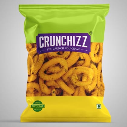 CRUNCHIZZ ANDHRA MURUKKU (Chakli) I Crunchy, Authentic Kerala Snack I No Artificial Additives I Perfect Tea-Time Bites I Pack of One