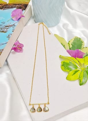 Amelia Trio Semi Precious Stone Pendant