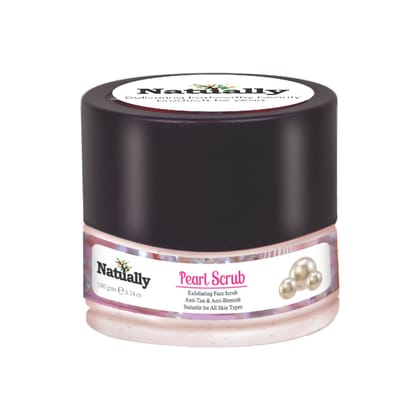 Natually Pearl Scrub |Exfoliating Face Scrub Anti-tan & Anti Blemish | 180g
