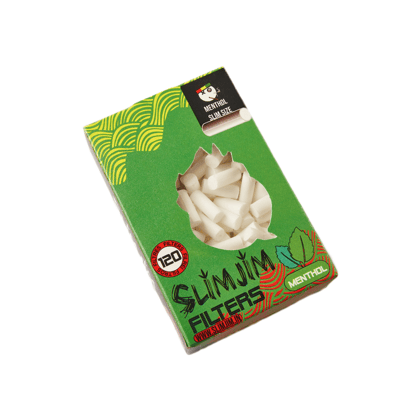 SLIMJIM Menthol Cotton Filters - 6mm x 15mm