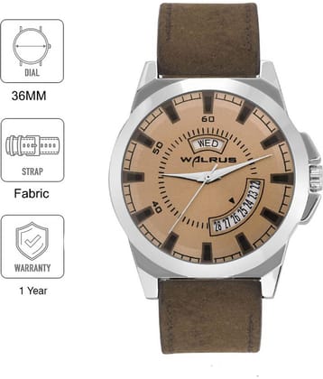 Walrus WWM-LWS-090907 Fabric Analog Men's Watch