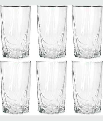 Somil Water/Juice  Glasses Set,  280 ML - (Pack Of 6)