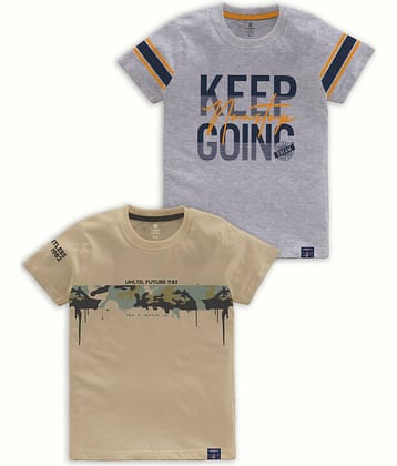 CODEZ Pack of 1 Boys Cotton Blend T-Shirt ( Multi Color )