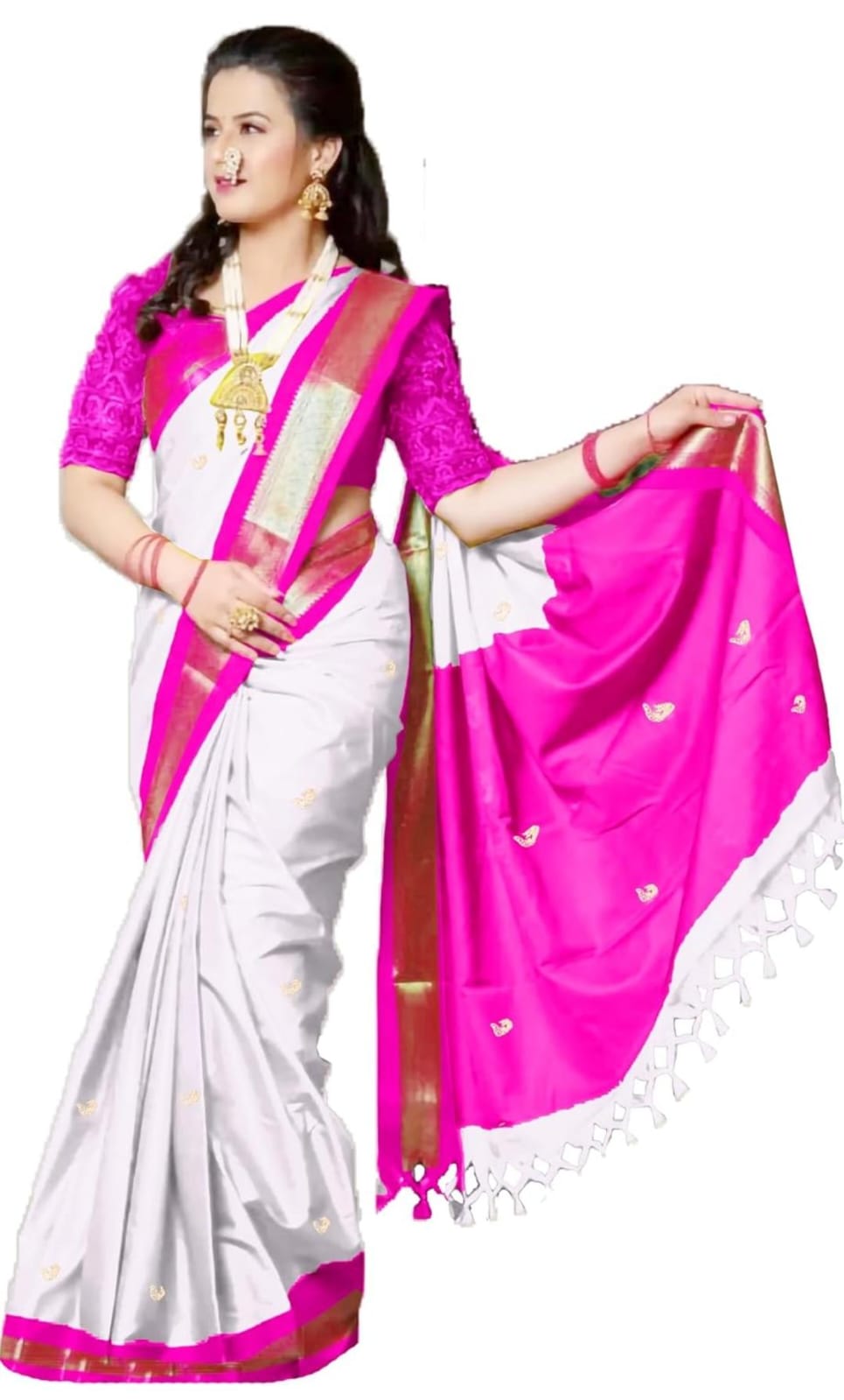 Trending Pathani Kanjivaram Silk Woven Saree
