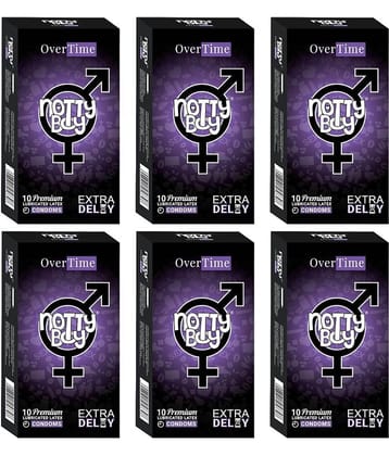 NottyBoy Long Lasting, Over Time Condoms For Men - 60 Units