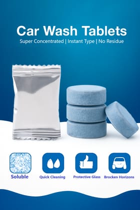 Car Windshield Cleaning Tablet, Concentrate Vehicle Glass Cleaner Tablet Car Windshield Cleaning Tablet, Concentrate Vehicle Glass Cleaner Tablet