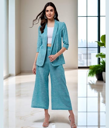 Zima Leto Women Cotton A-line Dress ( Green )