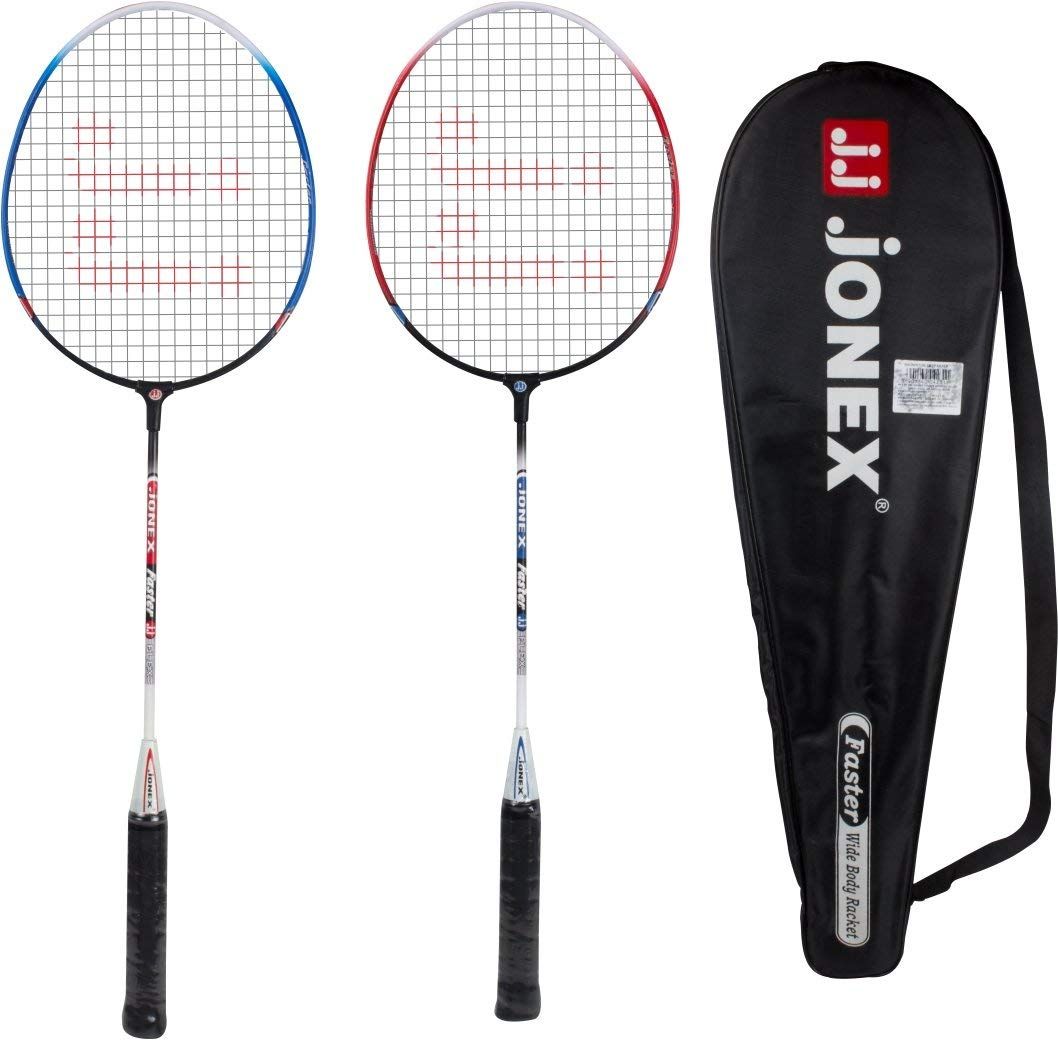 JJ Jonex Faster Badminton Racquets (Multicolour) - Set of 2, Other