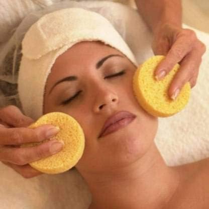 Nawani Facial Cleaning Washable Puff Sponge 12 Stick Face Cleansing Pad Soft Analog Tissue Flotation Bath