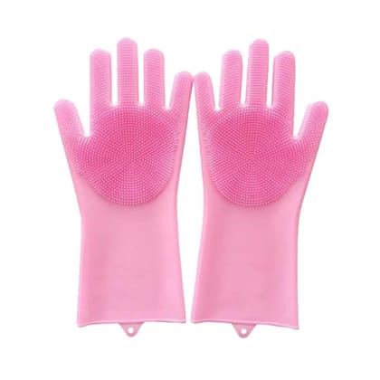 NATURALLY YOURS SILICONE GLOVE 340 X 140 X 10 MM PINK