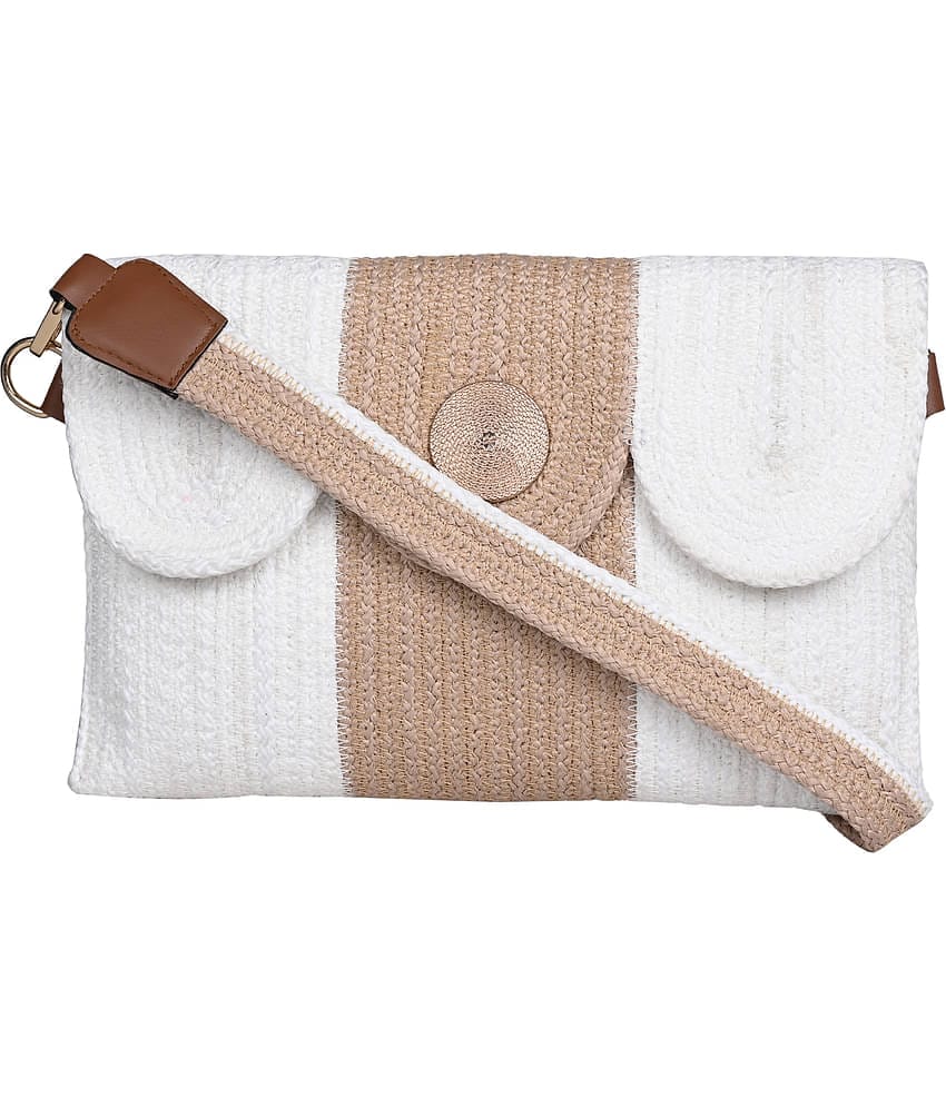 ENSAC Brown Jute Sling Bag