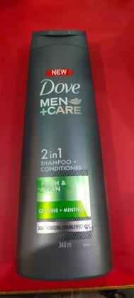 Dove men +care 2 in 1 fresh & clean 340 ml