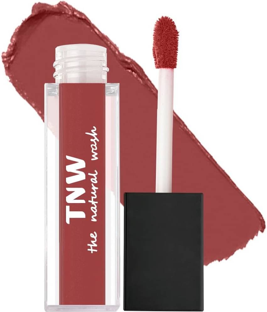 TNW - The Natural Wash Matte Velvet Longtay Liquid Lipstick Mini(07) Berry Much, 1.2Ml