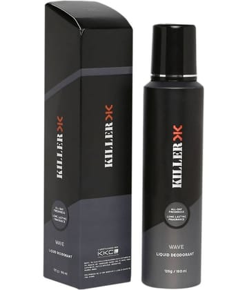 Killer - Wave No Gas Deodorant - For Men 150ml Deodorant Spray for Men 150 ml ( Pack of 1 )