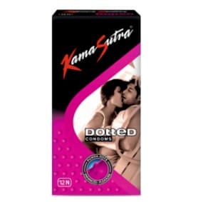 Kamasutra condoms  Dotted  12 Pack
