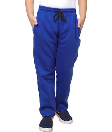 IndiWeaves Pack of 1 Boys Fleece Trackpant ( Blue )