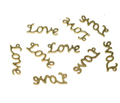 Antique Gold 2 Hole Connector for Jewellery Making and Embroidery Work. CTR-014-Per Packet of 21 Pair / 29X10 MM