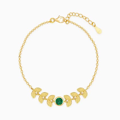 Golden Leafy Affair Bracelet