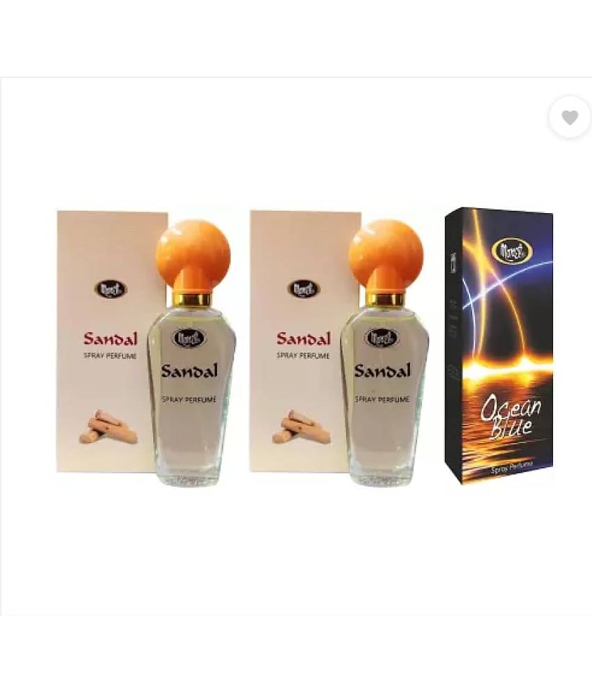 Monet - 2 SANDAL PERFUME 30 ML EACH&OCEAN PERFUME 35ml, Eau De Parfum (EDP) For Men,Women 95 ( Pack of 3 )
