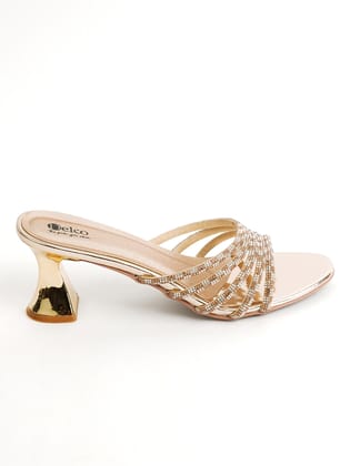 Delco Twilight Charm Heels-36 / Gold