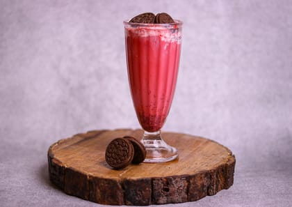 Strawberry and oreo shake