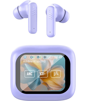 COREGENIX GENPODS Bluetooth True Wireless (TWS) In Ear 32 Hours Playback Active Noise cancellation IPX5(Splash & Sweat Proof) Purple