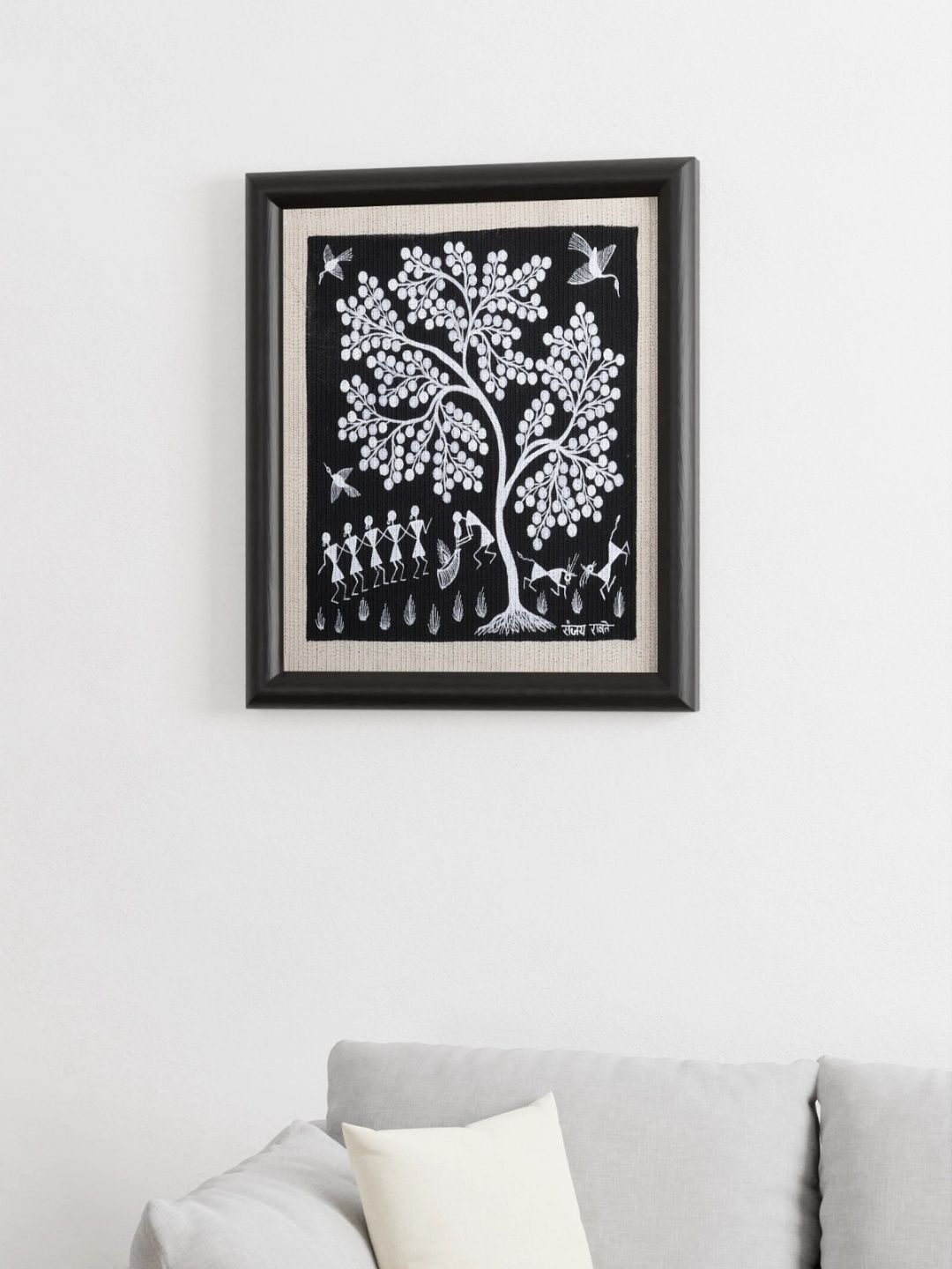 Nature's Dance: A Warli Masterpiece