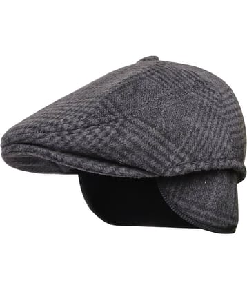 Zacharias Pack of 1 Cotton Blend Men's Cap ( Grey )