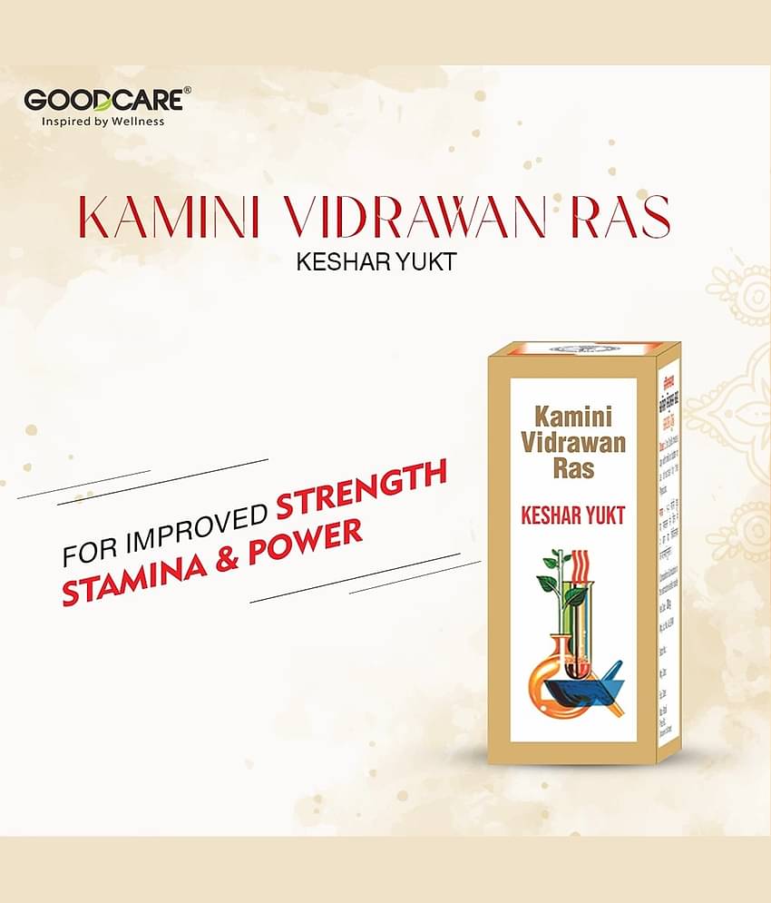 Goodcare Kamini Vidrawan Ras Keshar Yukta Ayurveda Tablet-10Gms (40 Pills)