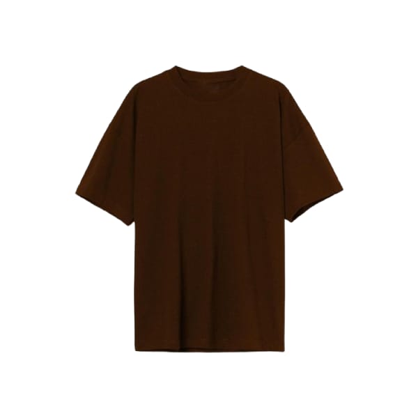 Oversized T-Shirt, Brown, XL (Unisex)