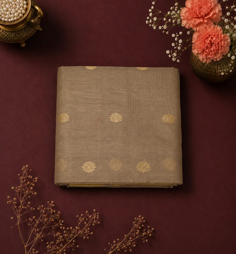 Handloom Chanderi Silk By Mercerized Cotton Saree
