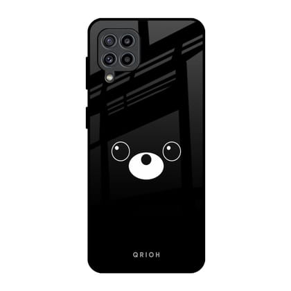 Cute Bear Glass Case for Samsung Galaxy F22