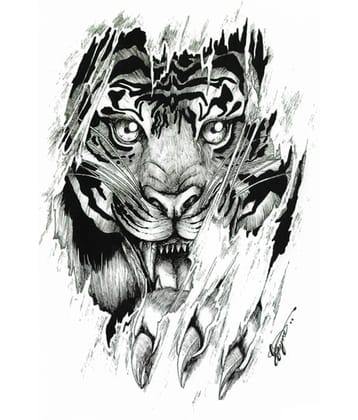 The Canvas Arts Temporary Body Tattoo