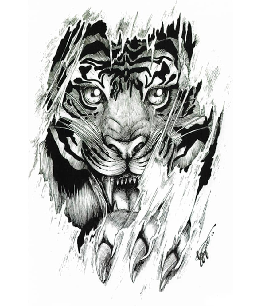 The Canvas Arts Temporary Body Tattoo