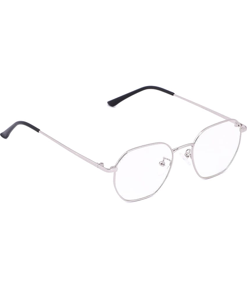 Admire Silver Full Rim Round Computer Glasses ( Pack of 1 )