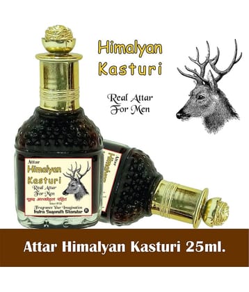 INDRA SUGANDH BHANDAR - Himalayan Kasturi Attar For Men & Women 25ml Pack Of 1